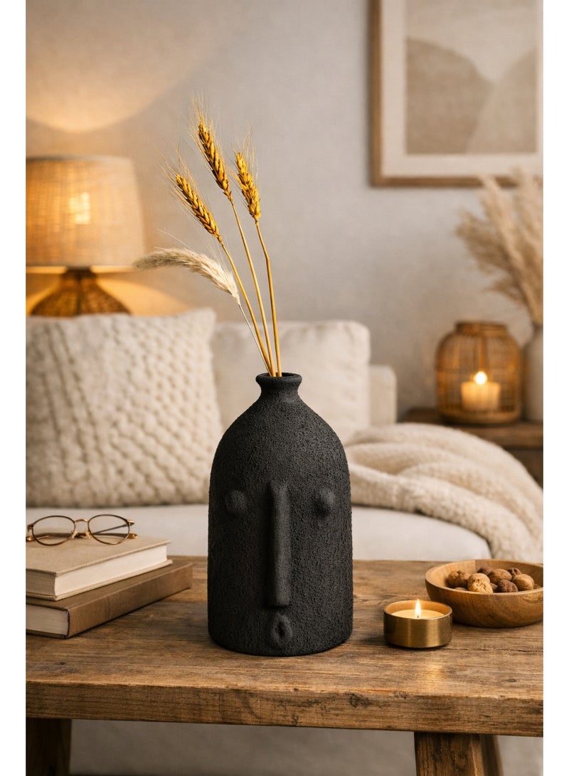 كلوك مزهرية ألفيو السوداء  (تشمل نبات مجفف) - Image 5